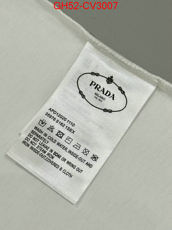 Clothing-Prada sell high quality ID: CV3007 $: 52USD
