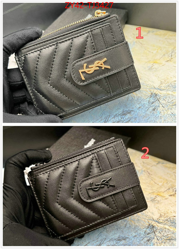 YSL Bags(4A)-Wallet- online ID: TJ3427 $: 42USD,