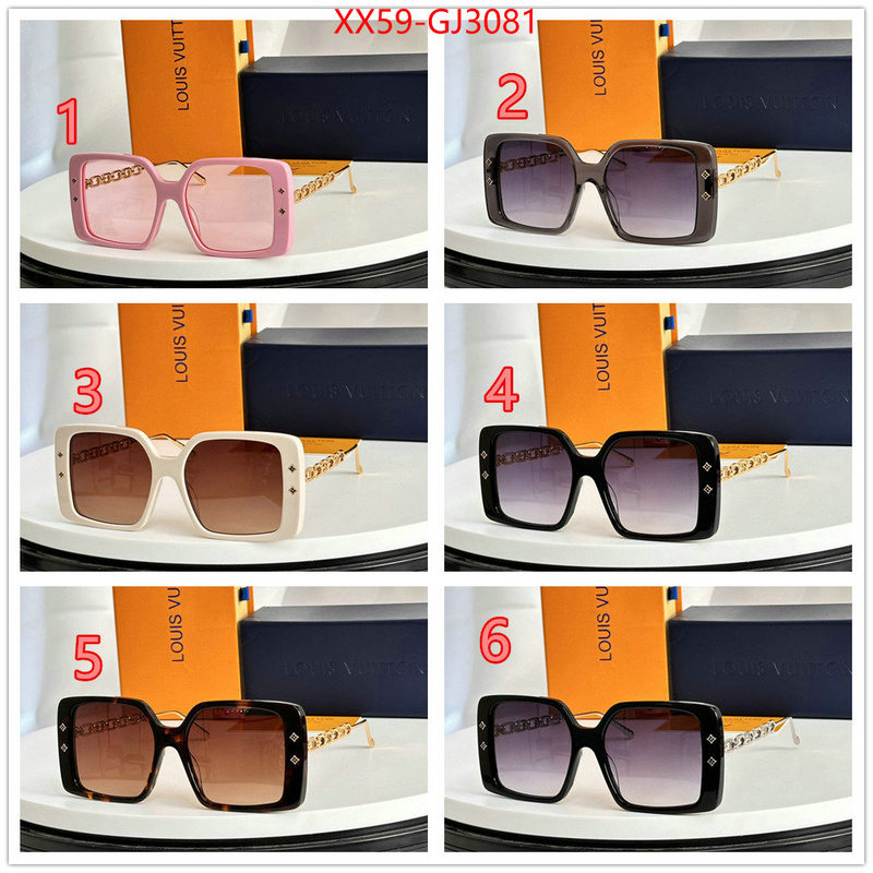 Glasses-LV luxury fashion replica designers ID: GJ3081 $: 59USD