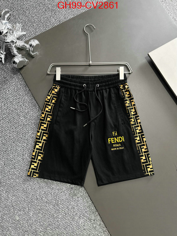 Clothing-Fendi brand designer replica ID: CV2861 $: 99USD