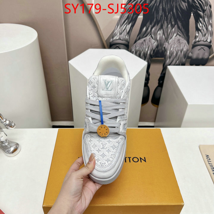 Men Shoes-LV where quality designer replica ID: SJ5305 $: 179USD