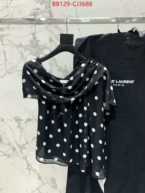 Clothing-YSL buy high-quality fake ID: CJ3688 $: 129USD