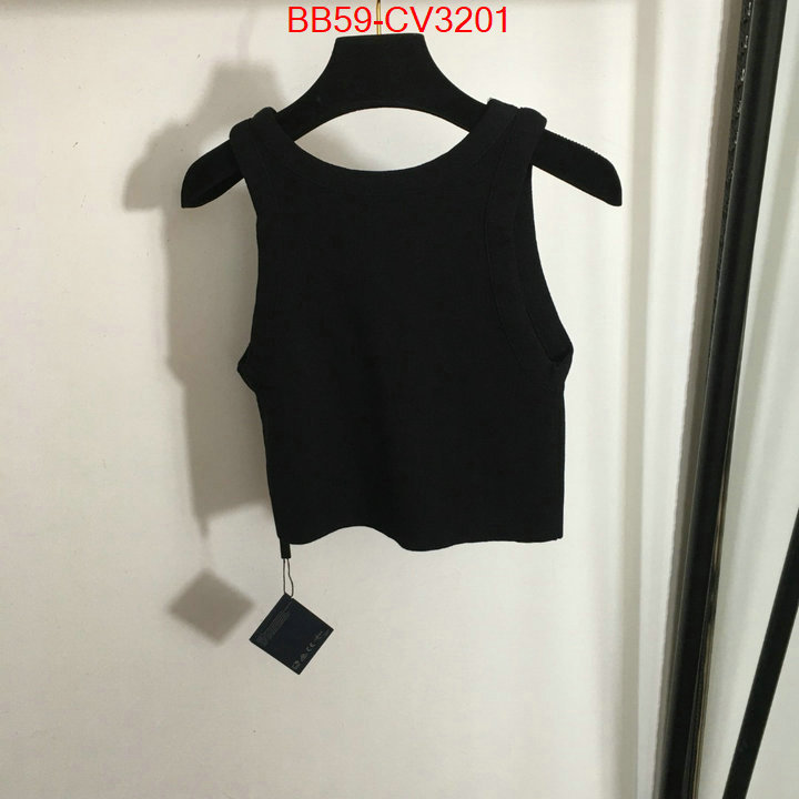 Clothing-Prada shop cheap high quality 1:1 replica ID: CV3201 $: 59USD