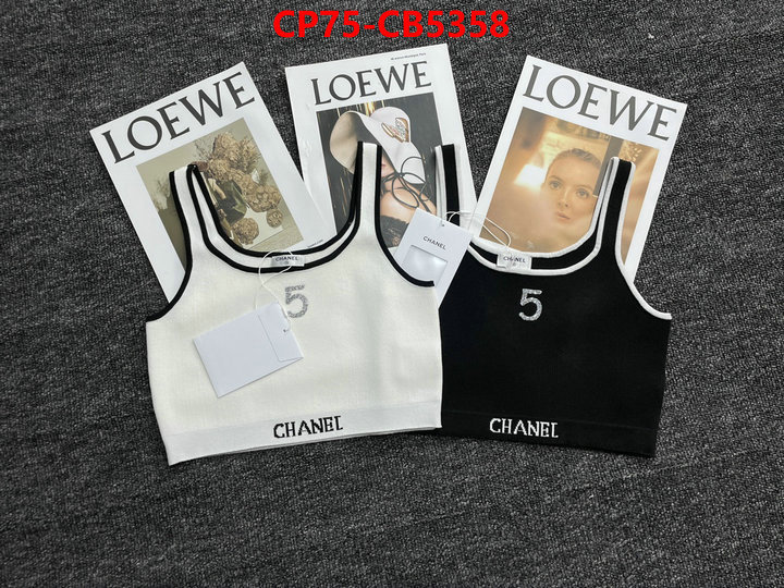 Clothing-Chanel top quality fake ID: CB5358 $: 75USD