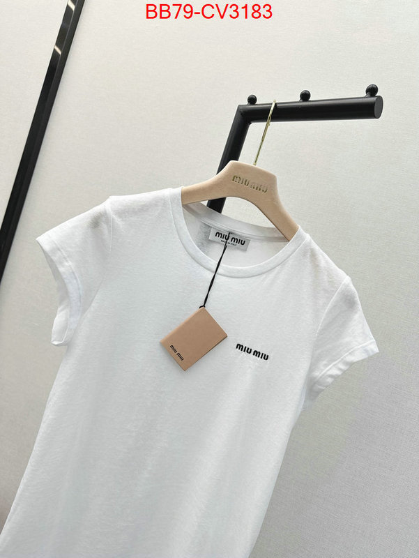 Clothing-MIU MIU hot sale ID: CV3183 $: 79USD