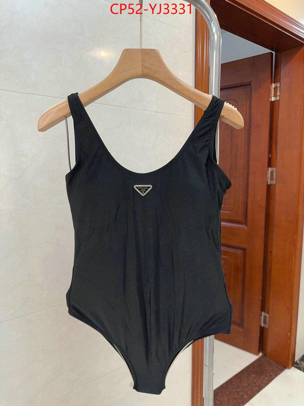 Swimsuit-Prada luxury fashion replica designers ID: YJ3331 $: 52USD