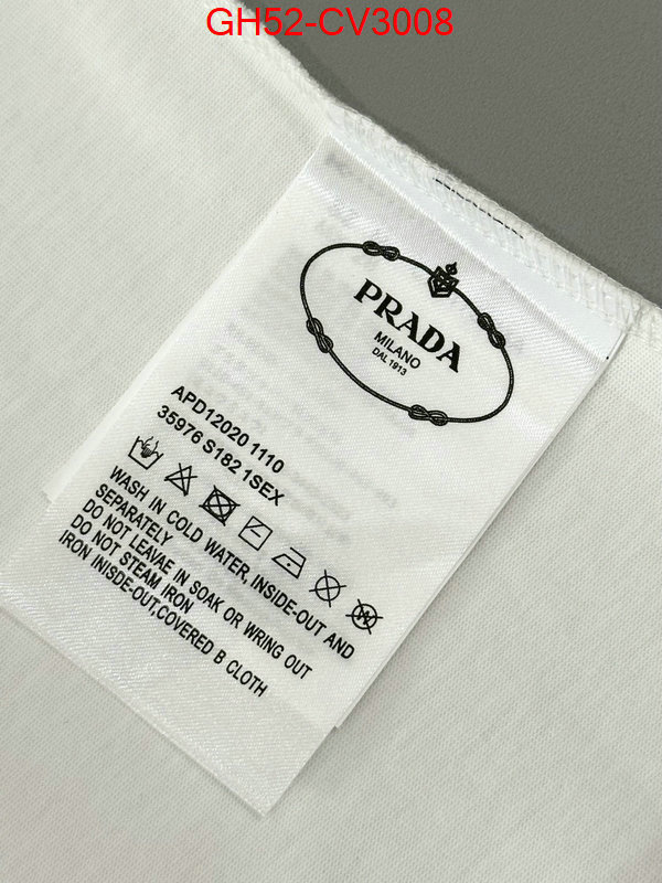 Clothing-Prada online sale ID: CV3008 $: 52USD