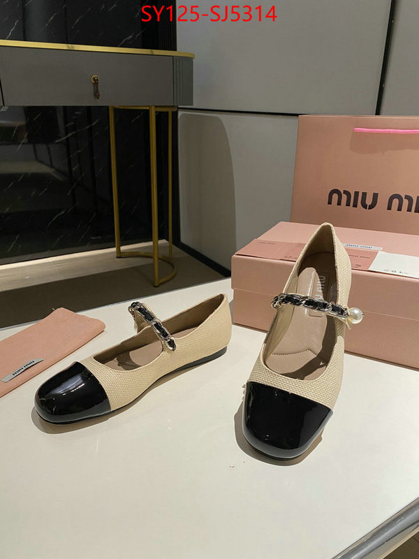 Women Shoes-Miu Miu unsurpassed quality ID: SJ5314 $: 125USD