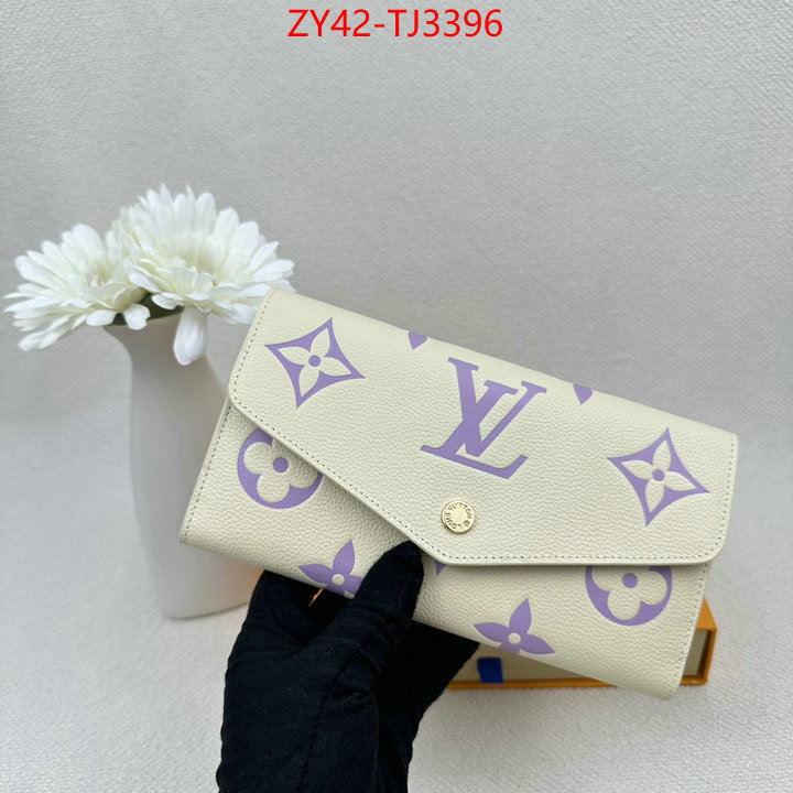 LV Bags(4A)-Wallet luxury 7 star replica ID: TJ3396 $: 42USD,