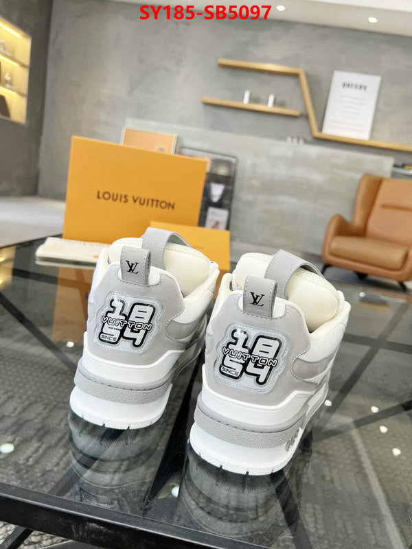 Men Shoes-LV top perfect fake ID: SB5097 $: 185USD