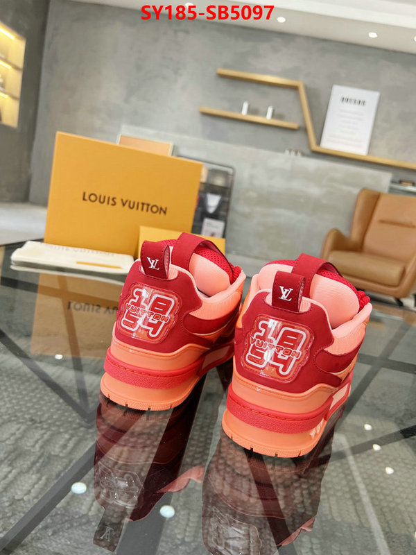 Men Shoes-LV top perfect fake ID: SB5097 $: 185USD