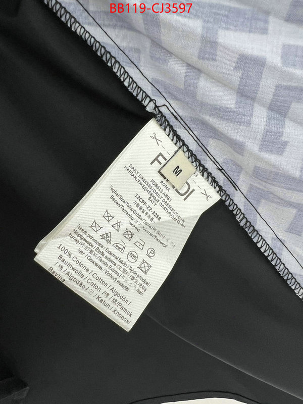 Clothing-Fendi online from china ID: CJ3597 $: 119USD