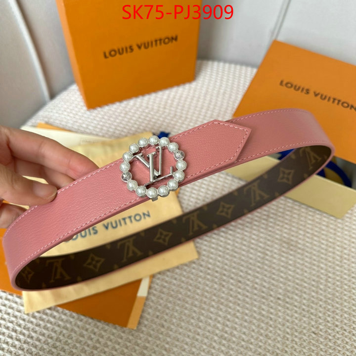 Belts-LV designer wholesale replica ID: PJ3909 $: 75USD