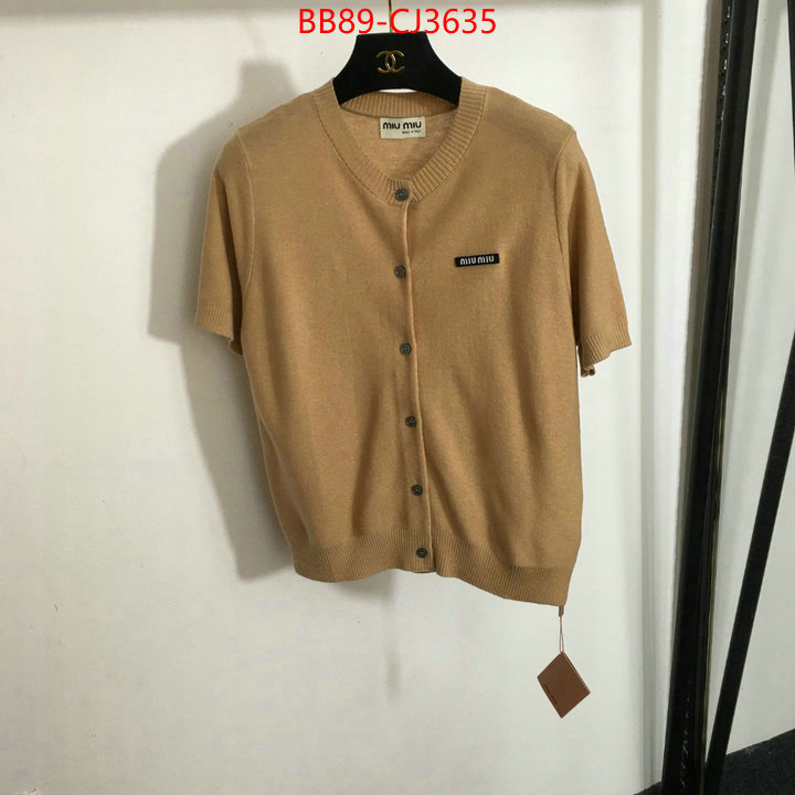 Clothing-MIU MIU how to start selling replica ID: CJ3635 $: 89USD