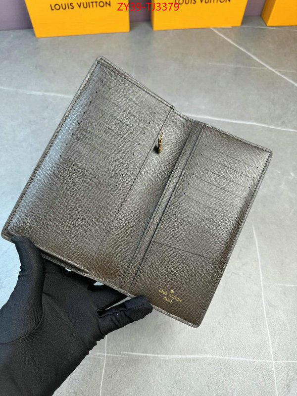 LV Bags(4A)-Wallet top fake designer ID: TJ3379 $: 39USD,