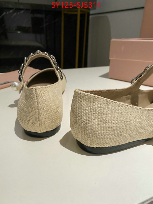 Women Shoes-Miu Miu unsurpassed quality ID: SJ5314 $: 125USD