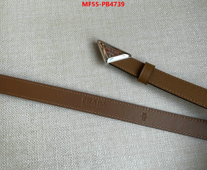 Belts-Prada 1:1 replica ID: PB4739 $: 55USD