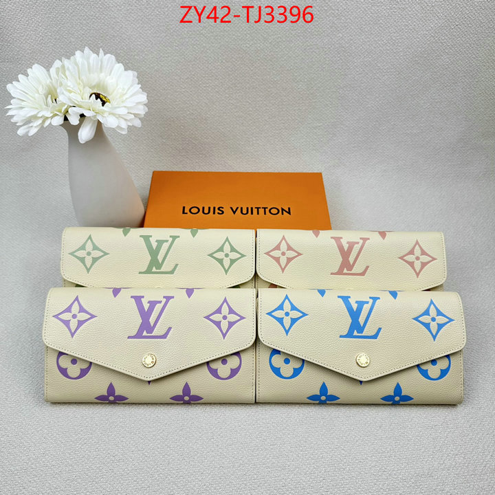 LV Bags(4A)-Wallet luxury 7 star replica ID: TJ3396 $: 42USD,