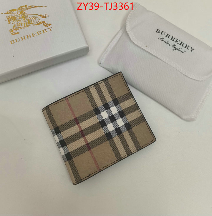 Burberry Bags(4A)-Wallet 7 star replica ID: TJ3361 $: 39USD,