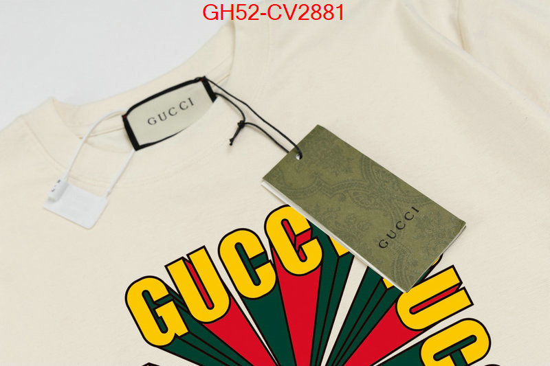 Clothing-Gucci the top ultimate knockoff ID: CV2881 $: 52USD