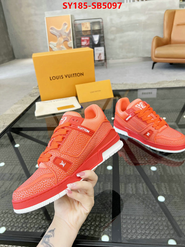 Men Shoes-LV top perfect fake ID: SB5097 $: 185USD