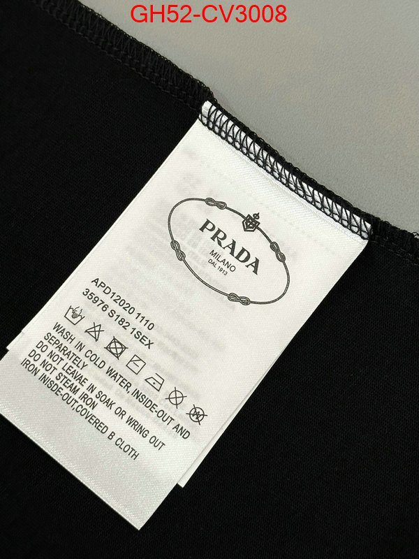 Clothing-Prada online sale ID: CV3008 $: 52USD