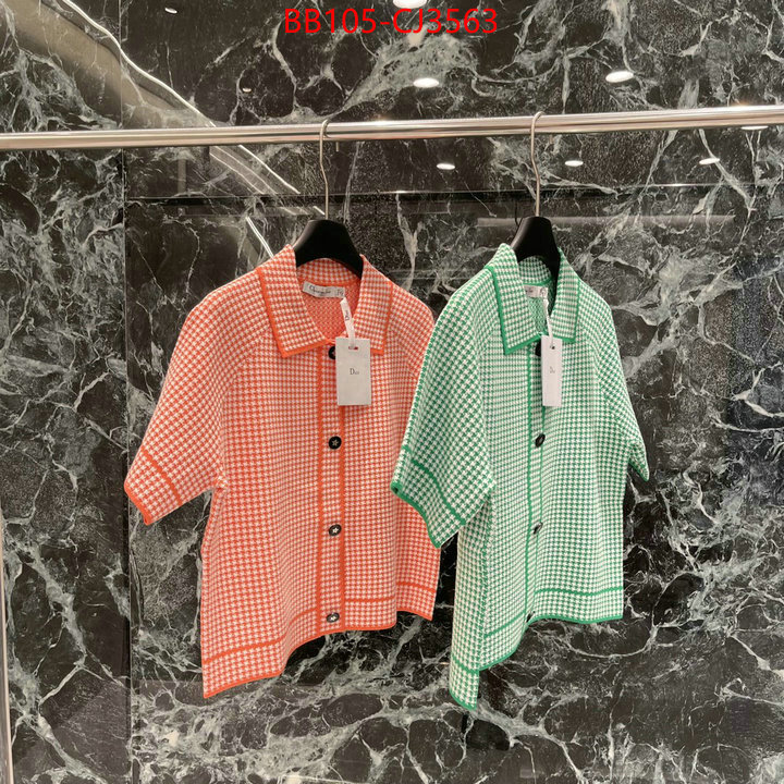 Clothing-Dior replicas buy special ID: CJ3563 $: 105USD