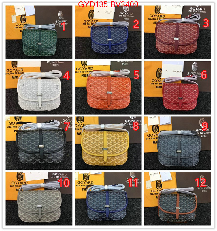 Goyard Bags(4A)-Crossbody- perfect ID: BV3409 $: 135USD,