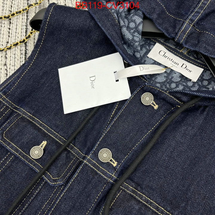 Clothing-Dior best quality fake ID: CV3104 $: 119USD
