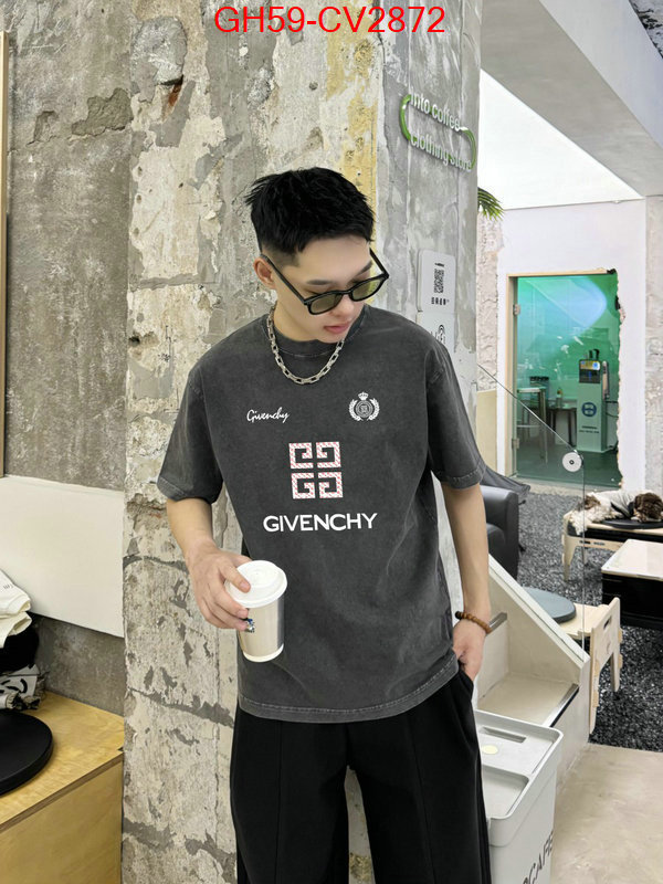 Clothing-Givenchy luxury cheap ID: CV2872 $: 59USD
