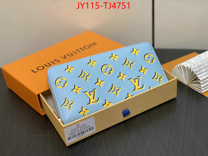 LV Bags(TOP)-Wallet high quality 1:1 replica ID: TJ4751 $: 115USD,