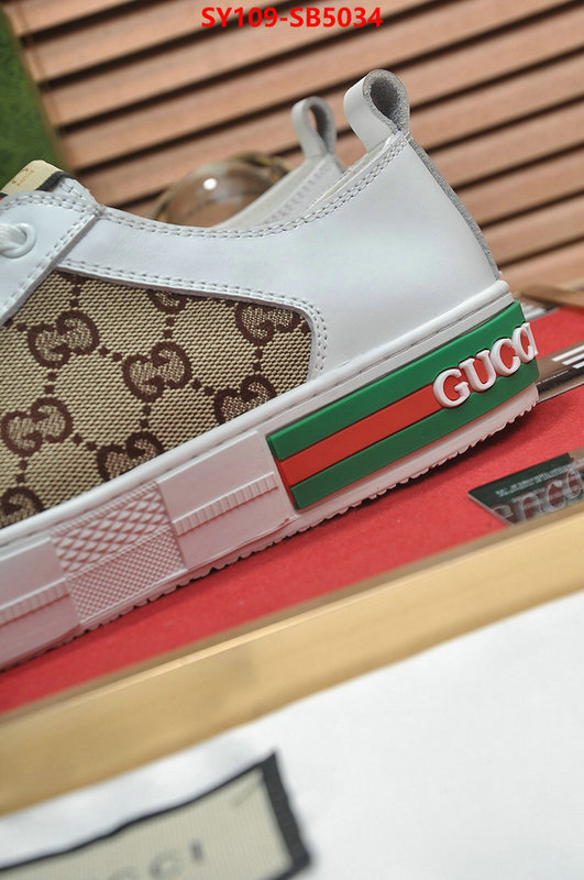 Men Shoes-Gucci what 1:1 replica ID: SB5034 $: 109USD