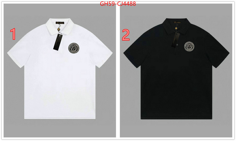 Clothing-Versace top designer replica ID: CJ4488 $: 59USD