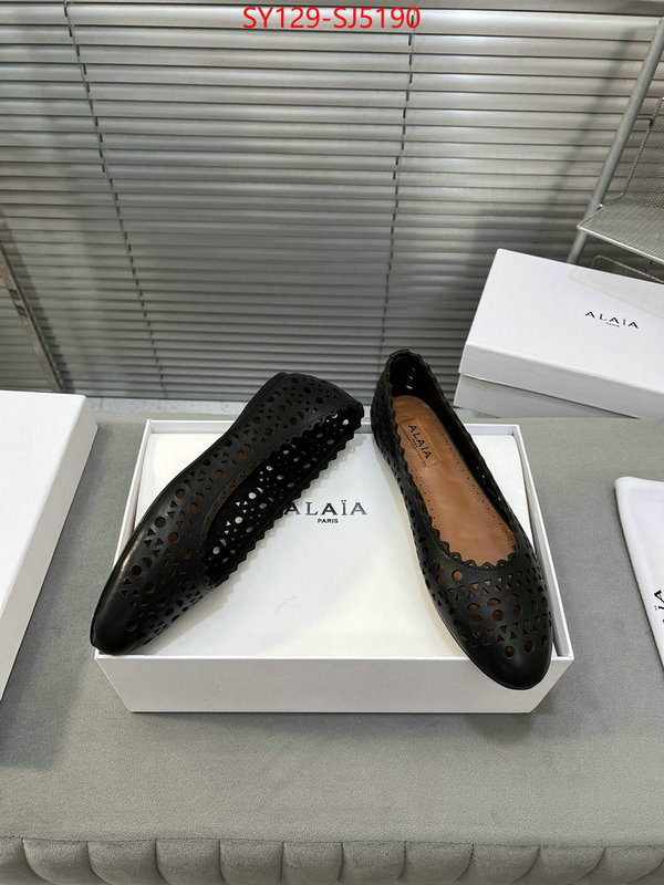 Women Shoes-ALAIA fake cheap best online ID: SJ5190 $: 129USD