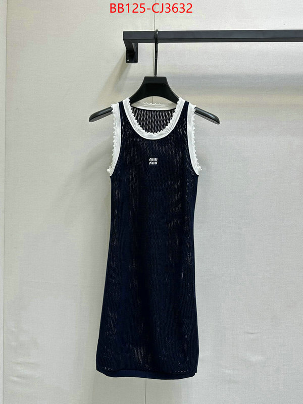 Clothing-MIU MIU wholesale 2024 replica ID: CJ3632 $: 125USD
