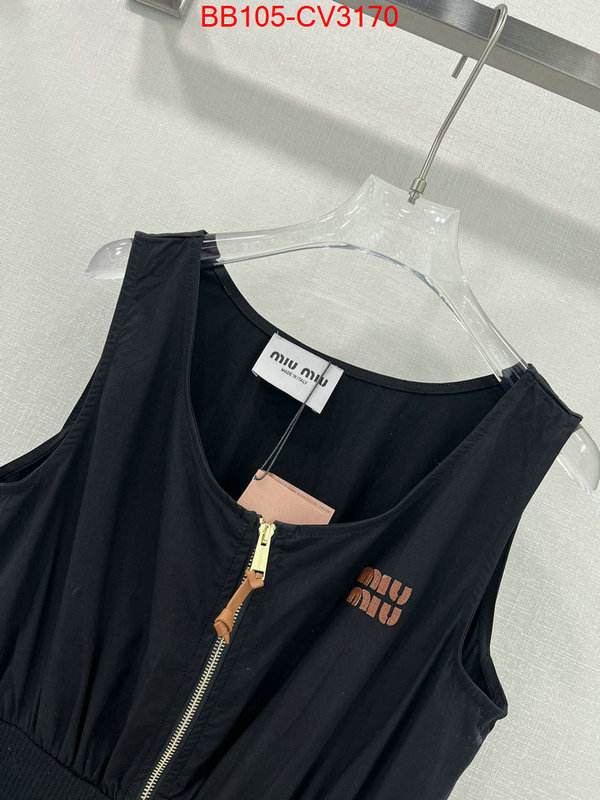 Clothing-MIU MIU where to buy ID: CV3170 $: 105USD