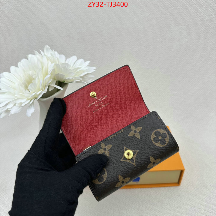 LV Bags(4A)-Wallet what ID: TJ3400 $: 32USD,