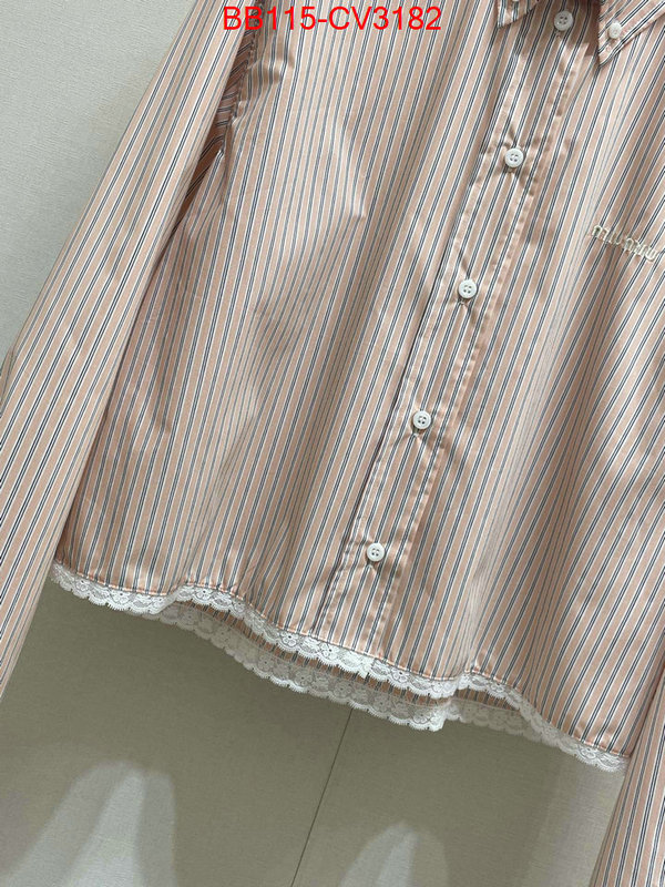 Clothing-MIU MIU top sale ID: CV3182 $: 115USD