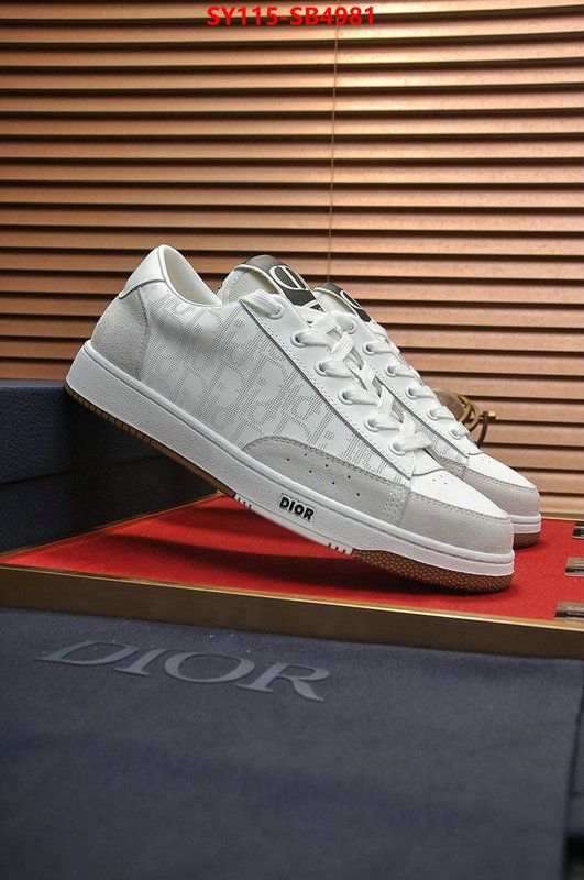 Men shoes-Dior designer 1:1 replica ID: SB4981 $: 115USD