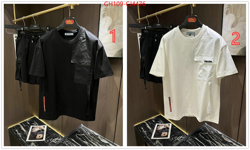 Clothing-Prada wholesale 2024 replica ID: CJ4476 $: 109USD