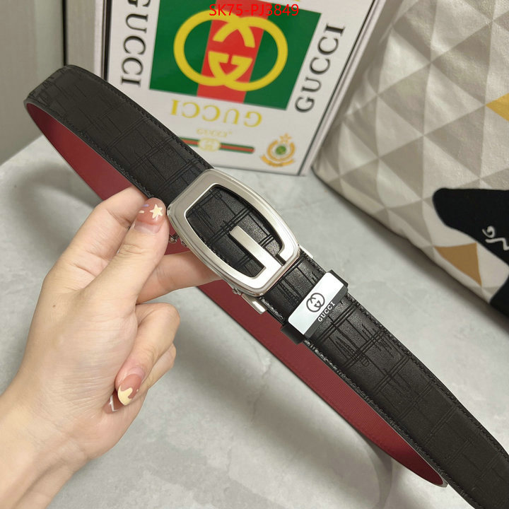 Belts-Gucci buy best high-quality ID: PJ3849 $: 75USD