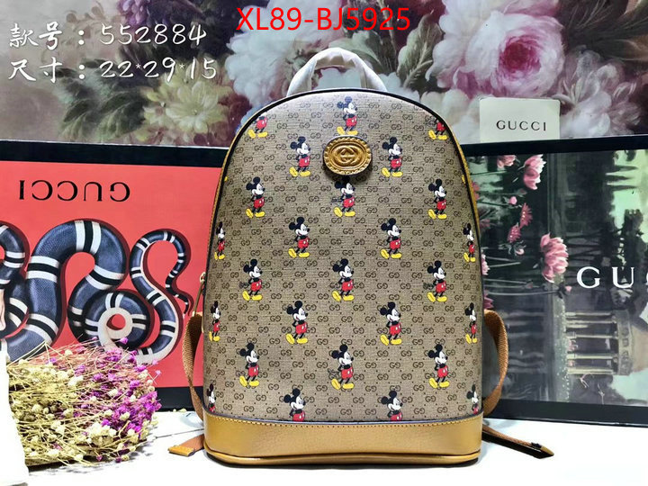 Gucci Bags(4A)-Backpack- high quality online ID: BJ5925 $: 89USD,