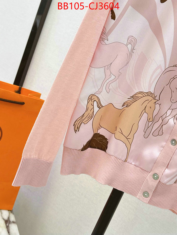 Clothing-Hermes replica 2024 perfect luxury ID: CJ3604 $: 105USD