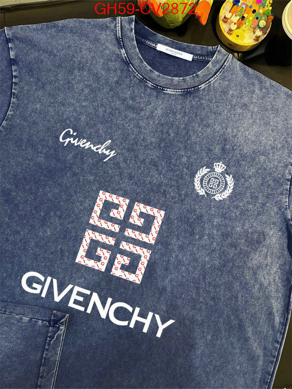 Clothing-Givenchy luxury cheap ID: CV2872 $: 59USD