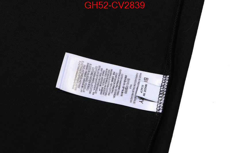 Clothing-Burberry shop cheap high quality 1:1 replica ID: CV2839 $: 52USD