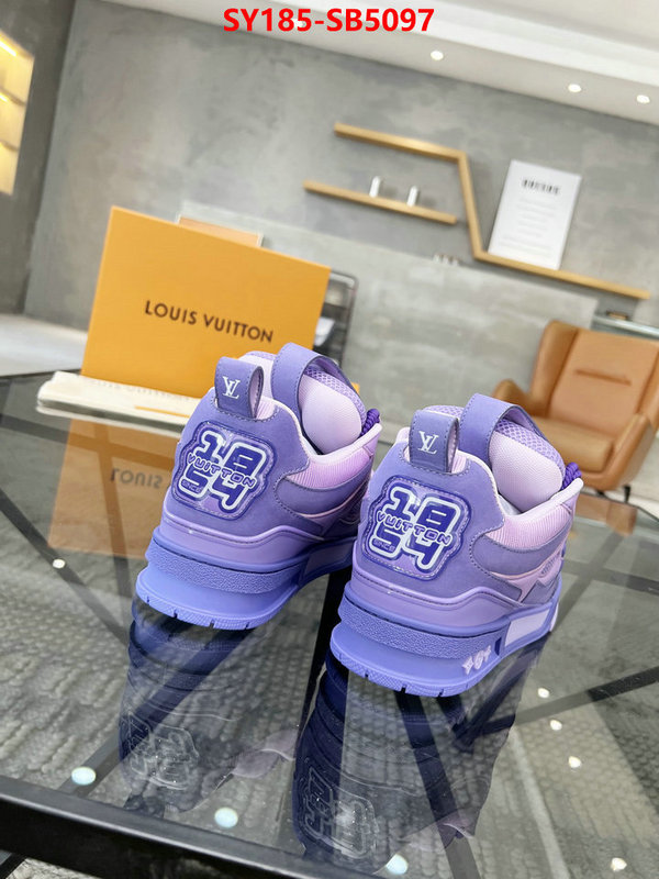 Men Shoes-LV top perfect fake ID: SB5097 $: 185USD