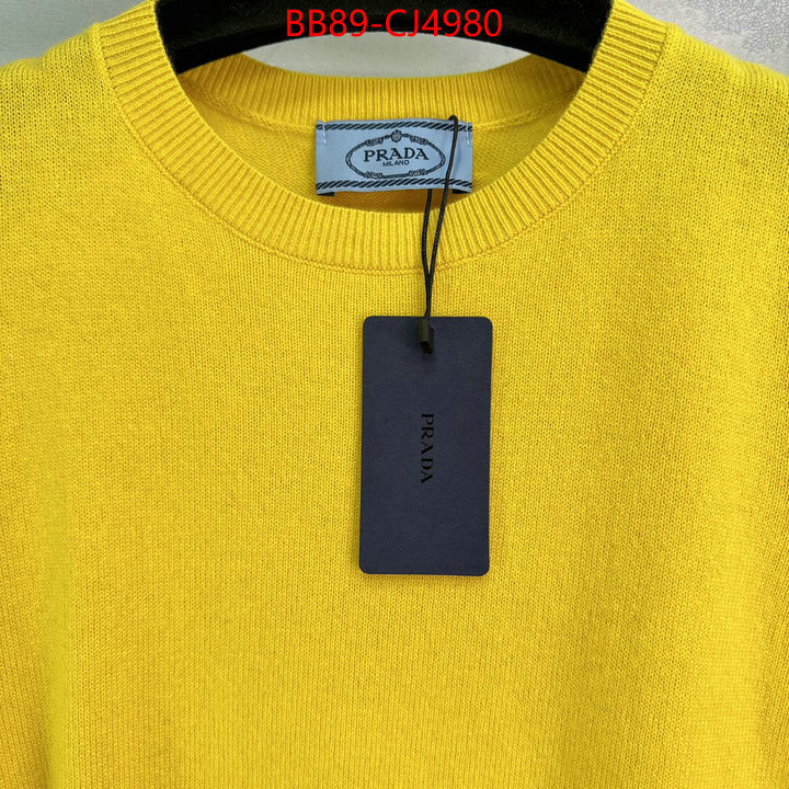 Clothing-Prada top quality website ID: CJ4980 $: 89USD