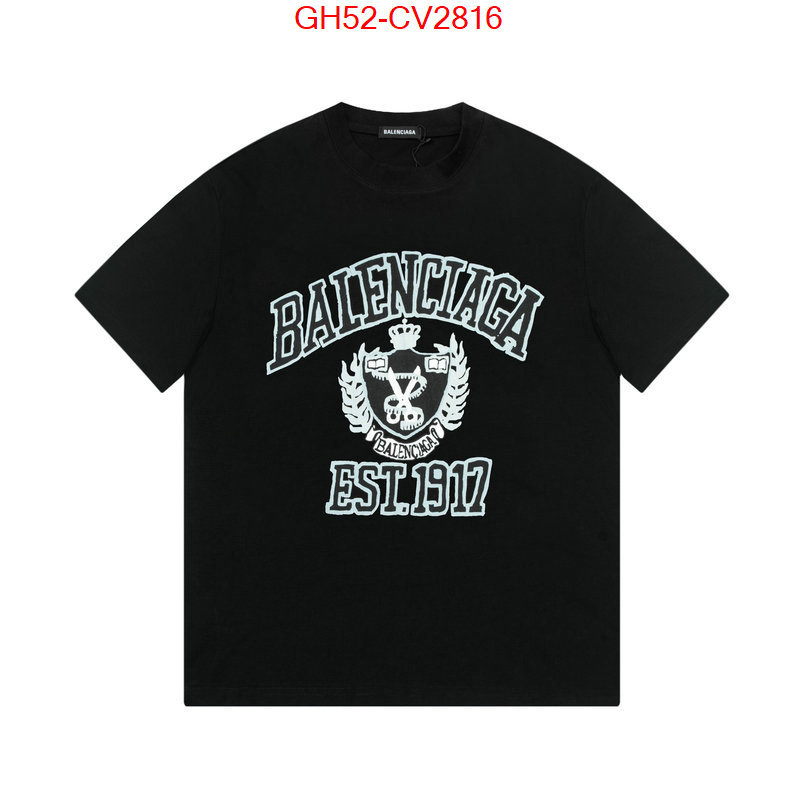 Clothing-Balenciaga for sale cheap now ID: CV2816 $: 52USD
