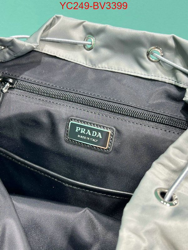 Prada Bags(TOP)-Backpack- buy 1:1 ID: BV3399 $: 249USD,