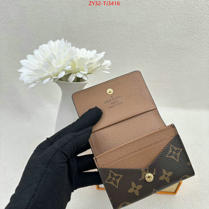 LV Bags(4A)-Wallet website to buy replica ID: TJ3416 $: 32USD,